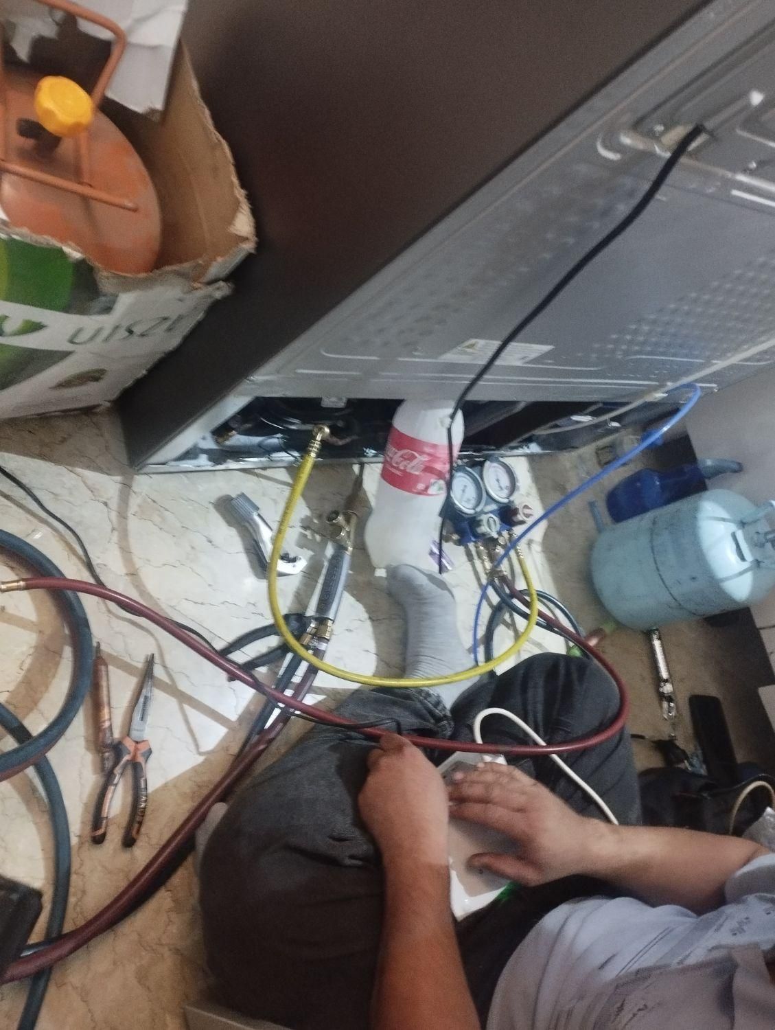 تعمیرکاریخچال تعمیرات شارژ گاز ساید  یخچال فریزر|خدمات پیشه و مهارت|تهران, جنت‌آباد مرکزی|دیوار