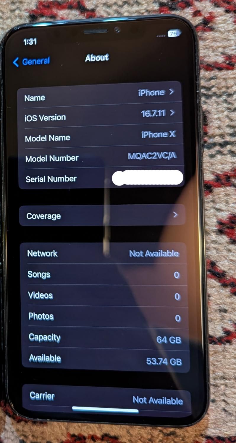 اپل iPhone آیفون ایکس 64 گیگ خاکستری تمیز و سالم|موبایل|تهران, شاندیز|دیوار