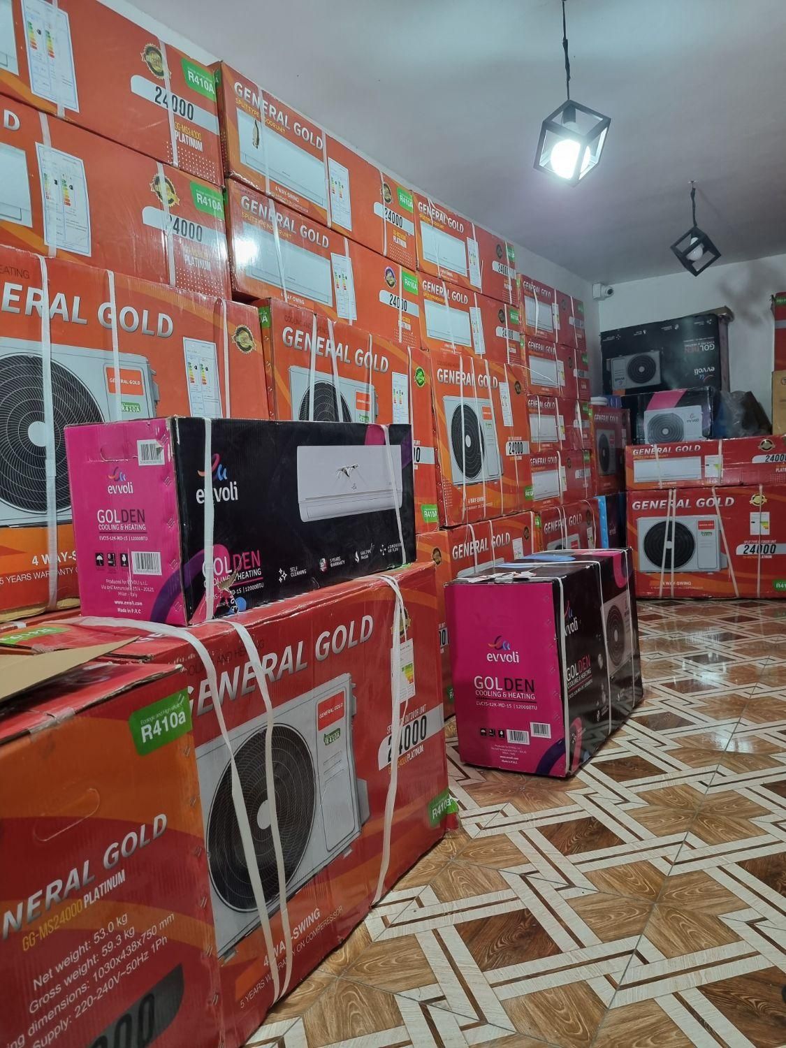 کولر اسپیلت جنرال گلد پلاتنیوم|کولر گازی و فن‌کوئل|رشت, معلم|دیوار