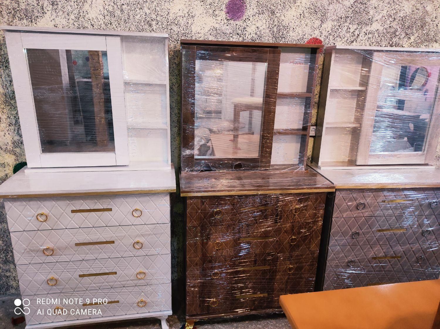 میز آرایش و آیینه کشو دراور بلند|جاکفشی، کمد، دراور|خرم‌آباد, |دیوار