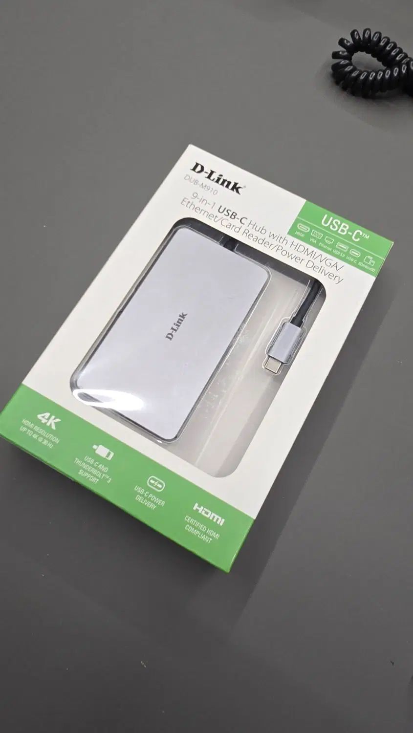 هاب USB-C دی-لینک مدل DUB-M910 با ۹ پورت|قطعات و لوازم جانبی رایانه|تهران, پرواز|دیوار