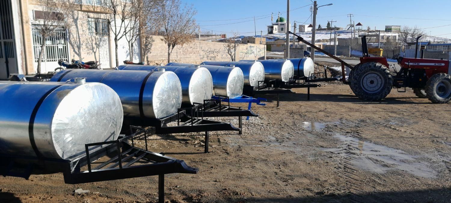 تانکر سه 3هزار لیتری گازوئیل و آب تانکرچرخدار خوب|مصالح و تجهیزات ساختمان|کرمانشاه, |دیوار