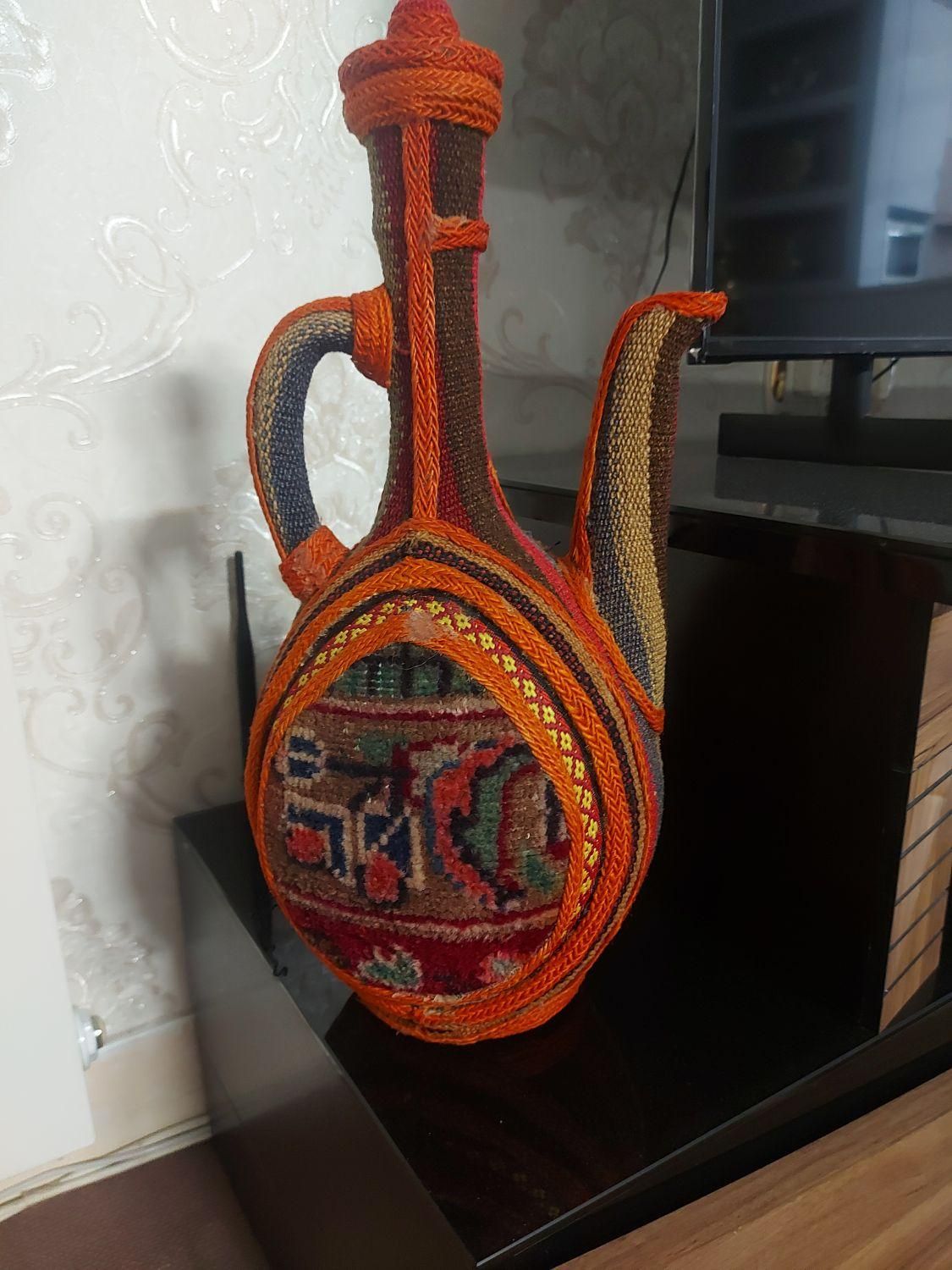 گلاب پاش یا پارچ سنتی گلیمی فرشی|صنایع دستی و سایر لوازم تزئینی|تهران, آذربایجان|دیوار