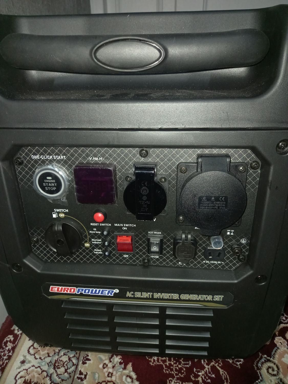 موتور برق یورو پاور 8500 سوپر سایلنت ریموت استارت|ماشینآلات صنعتی|مبارکه, |دیوار