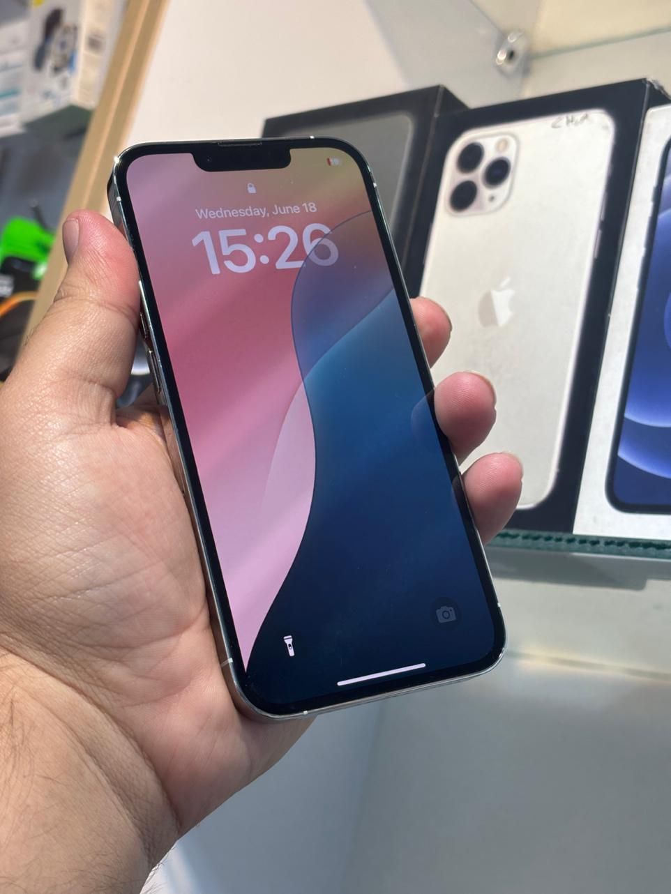 اپل iPhone 13 Pro باطری (۸۴ فابریک) ۲۵۶ گیگابایت|موبایل|تهران, دولت‌آباد|دیوار