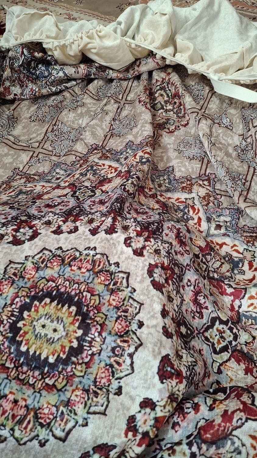 کاور فرش مخمل رنگ ثابت|روفرشی|نجفآباد, الله اکبر|دیوار