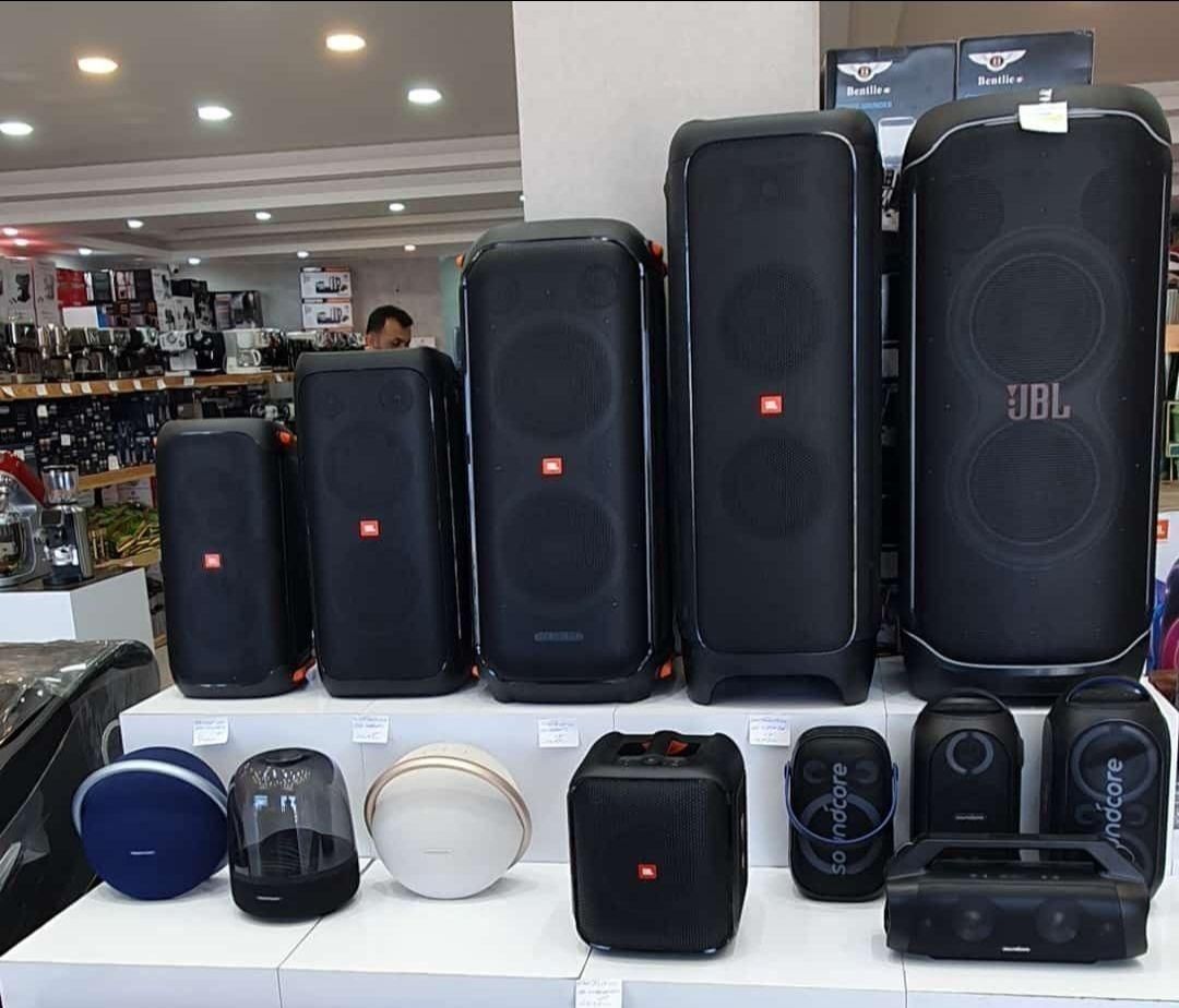 انواع باند اسپیکر پارتی شارژی بلوتوثی هایسنس jbl|سیستم صوتی خانگی|اهواز, نادری|دیوار