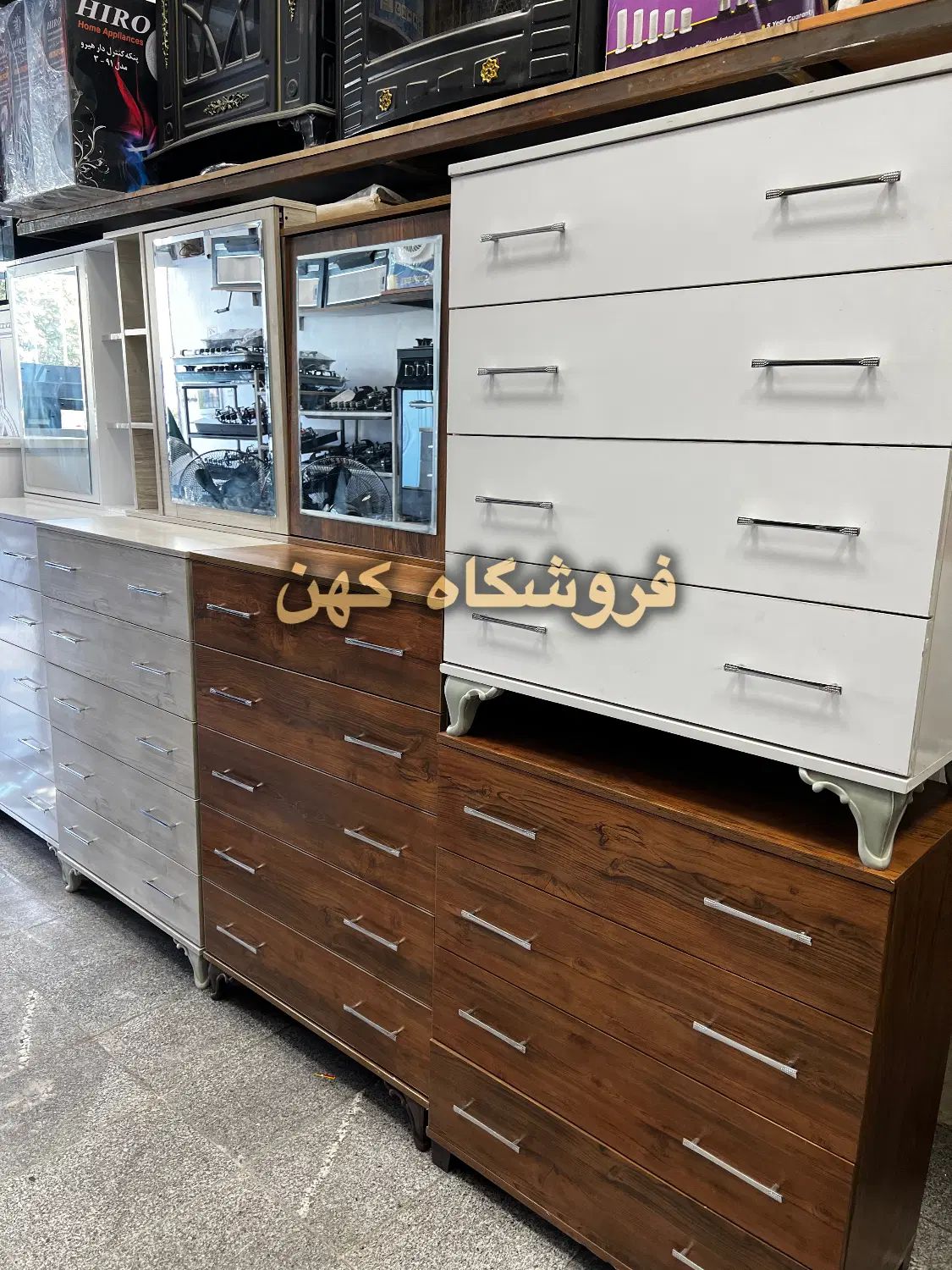 دراور ملامینه کمد لباس ملامین رنگبندی کد 207|جاکفشی، کمد، دراور|تهران, جیحون|دیوار