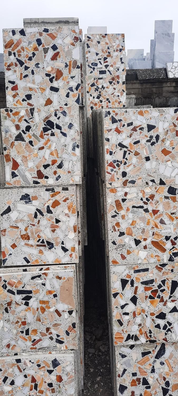 تولید عمده و خرده موزاییک نانوپلیمری و واش بتن|مصالح و تجهیزات ساختمان|چالوس, |دیوار