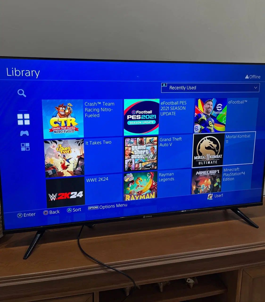 کنسول بازی پلی استیشن PS4 اسلیم در حد آک|کنسول، بازی ویدئویی و آنلاین|مشهد, فدک|دیوار