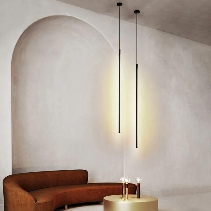 آویز سقفی مدرن مدادی دو شاخه|لوستر و چراغ آویز|تهران, چیتگر جنوبی|دیوار