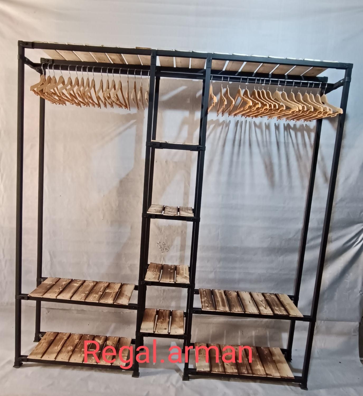 تولیدی رگال ارمان چوب لباسی و شلف قفسه...|جاکفشی، کمد، دراور|شیراز, لب آب|دیوار