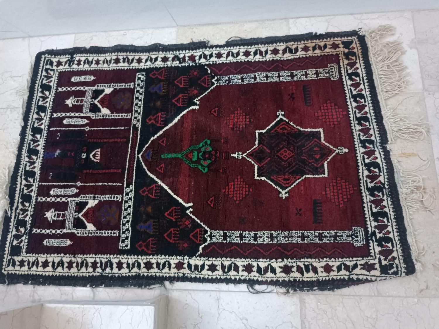 قالیچه دستباف زنان ایرانی قیمت مناسب|گلیم، جاجیم، گبه|یزد, |دیوار