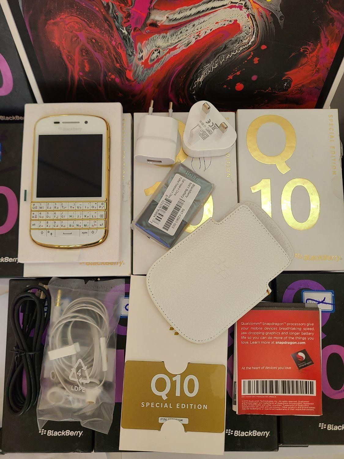 بلک‌بری Q10 طلایی اکبند با ریجستر لوکس تکرار نشدنی|موبایل|تهران, میدان ولیعصر|دیوار