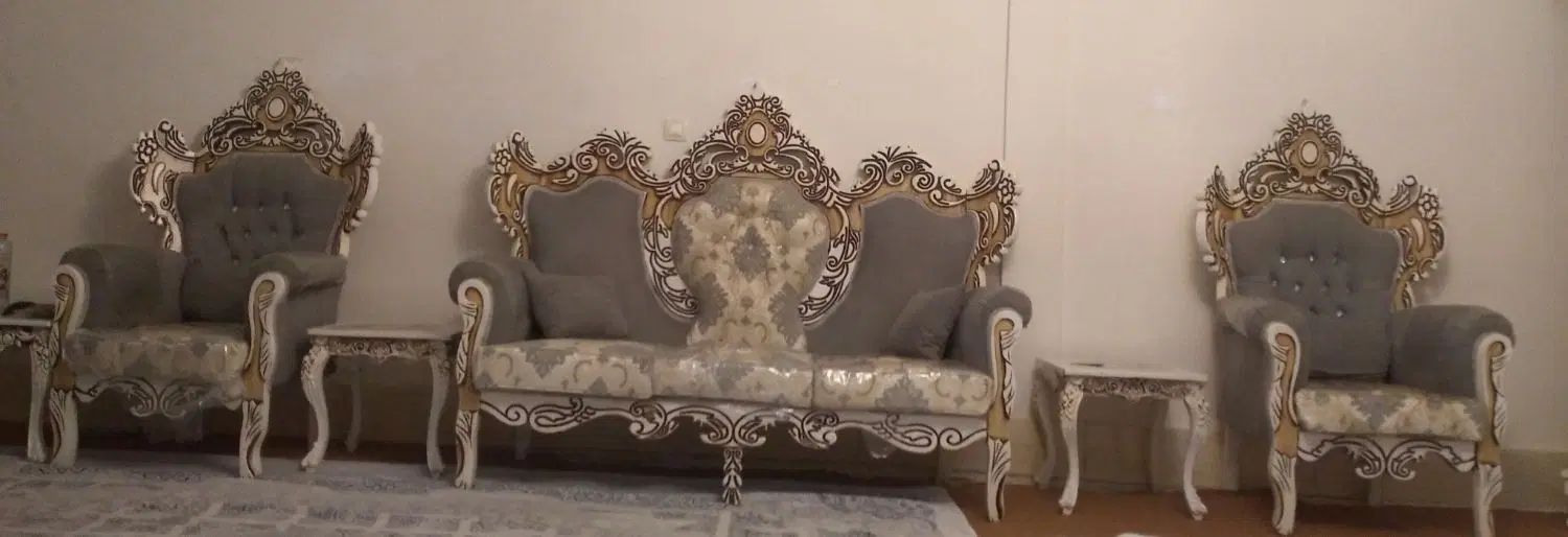 مبل ۷نفره  ومیز عسلی میز ناهار خوری ۵نفره|مبلمان خانگی و میز عسلی|زنجان, |دیوار