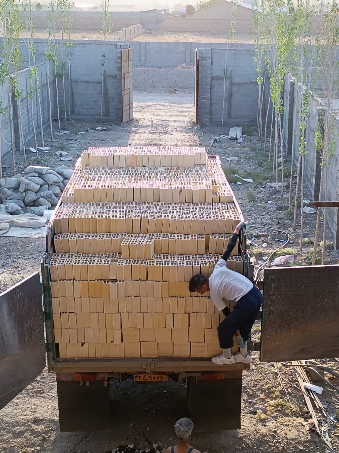 بلوکه مهندسی سفال سه سوراخ آجر مصالح ساختمانی|مصالح و تجهیزات ساختمان|مشهد, توس (بلوار توس)|دیوار