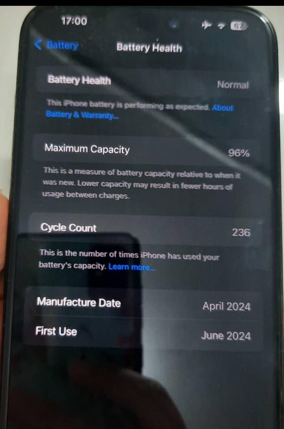 اپل iPhone 15 Pro Max با حافظهٔ ۲۵۶ گیگابایت|موبایل|قشم, |دیوار