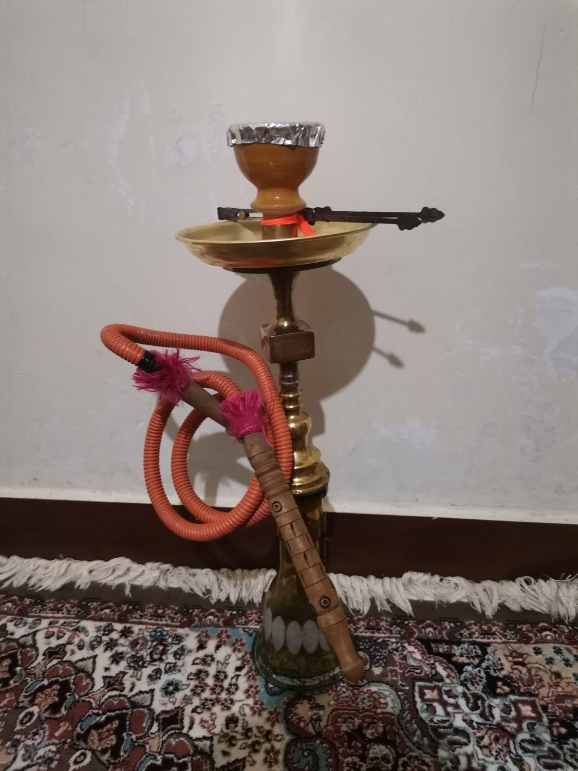 قلیان تنه برنجی|صنایع دستی و سایر لوازم تزئینی|ماهدشت, |دیوار