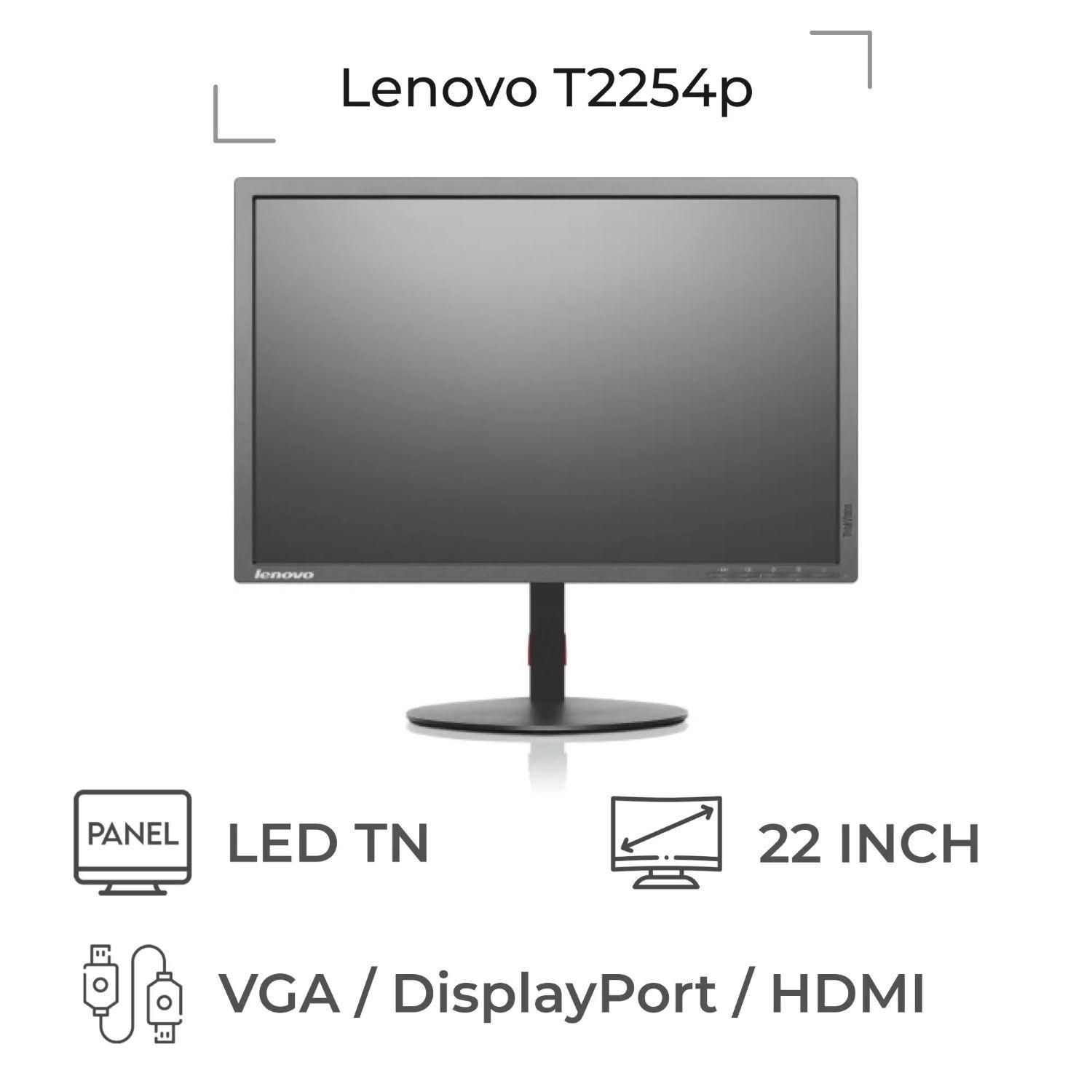 مانیتور LED 22 Lenovo HDMI استوک|قطعات و لوازم جانبی رایانه|تهران, تهرانسر شرقی|دیوار
