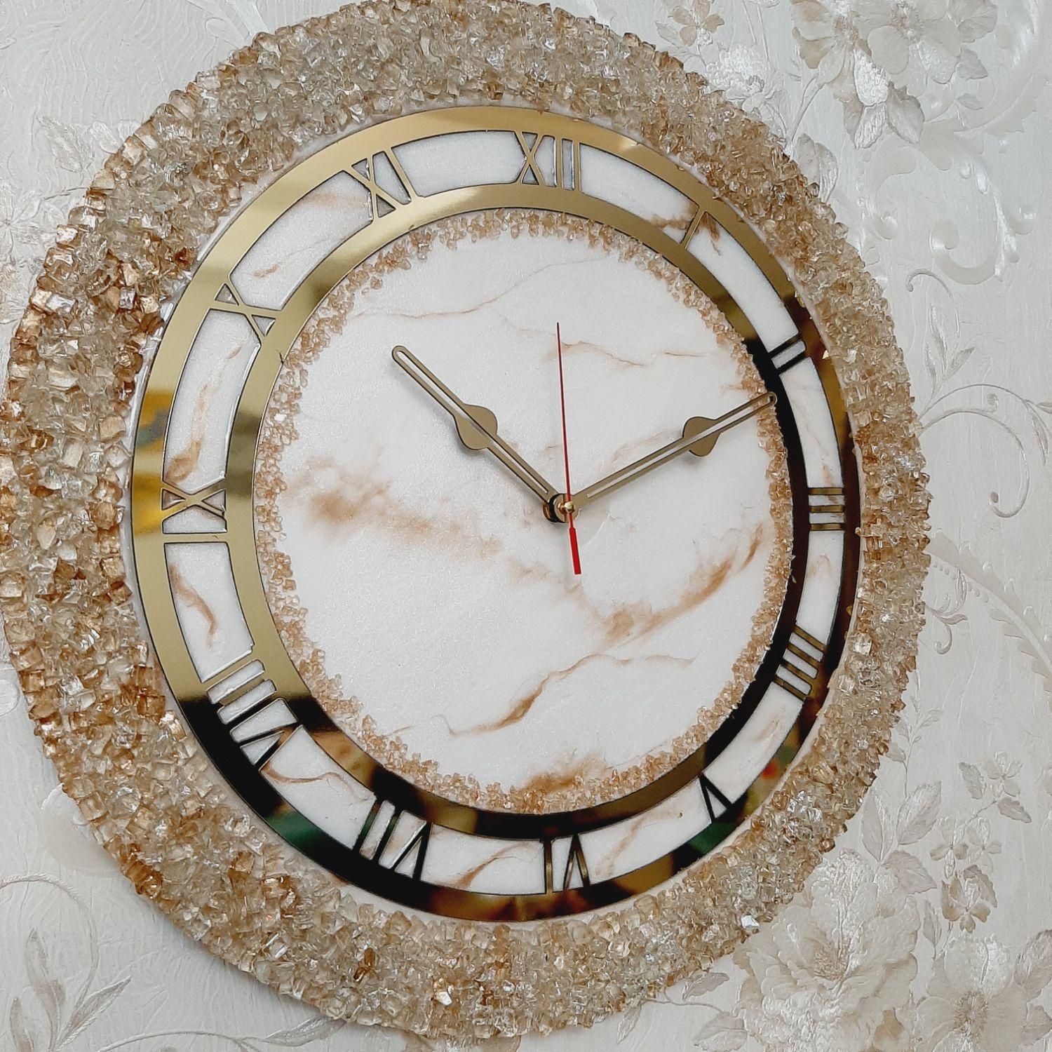 ساعت دیواری طرح مرمری|ساعت دیواری و تزئینی|تهران, مجیدیه|دیوار