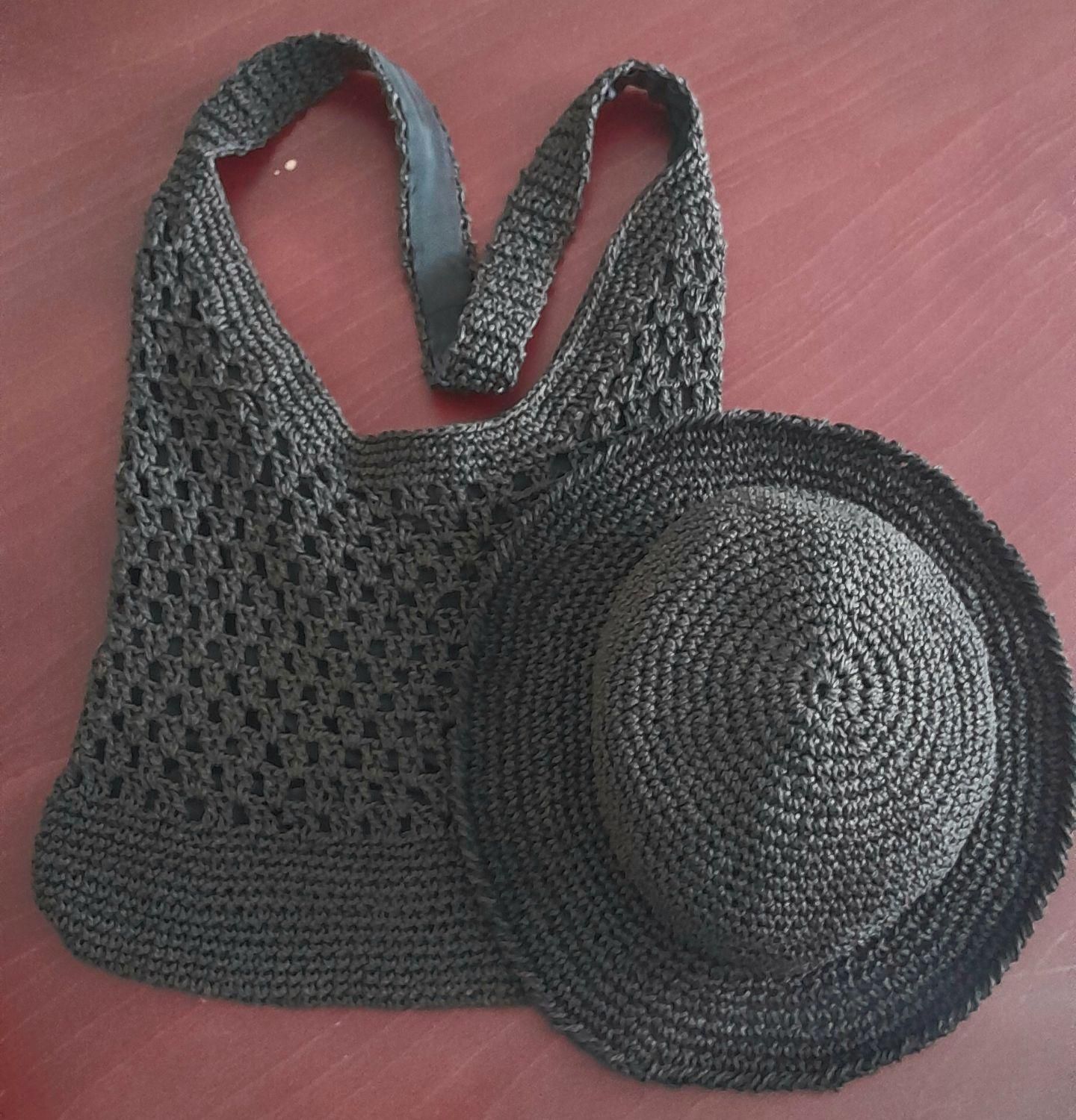 ست کیف و کلاه رافیا|لباس|پردیس, |دیوار