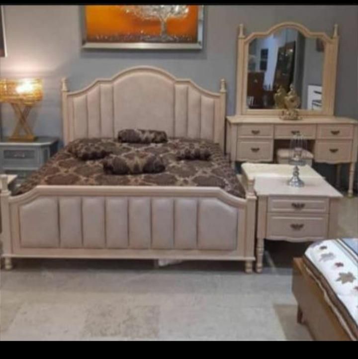 سرویس چوبی جهیزیه عروس ( محشر)|تخت و سرویس خواب|اردبیل, |دیوار