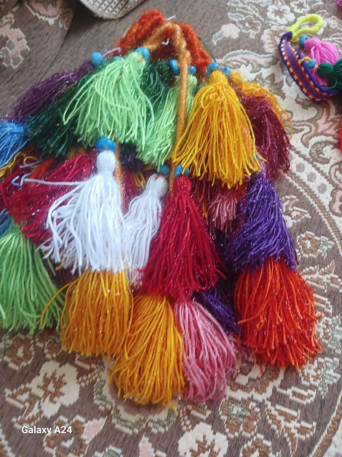 شیردنگ ودستمال رقص بختیاری|صنایع دستی و سایر لوازم تزئینی|ایذه, |دیوار
