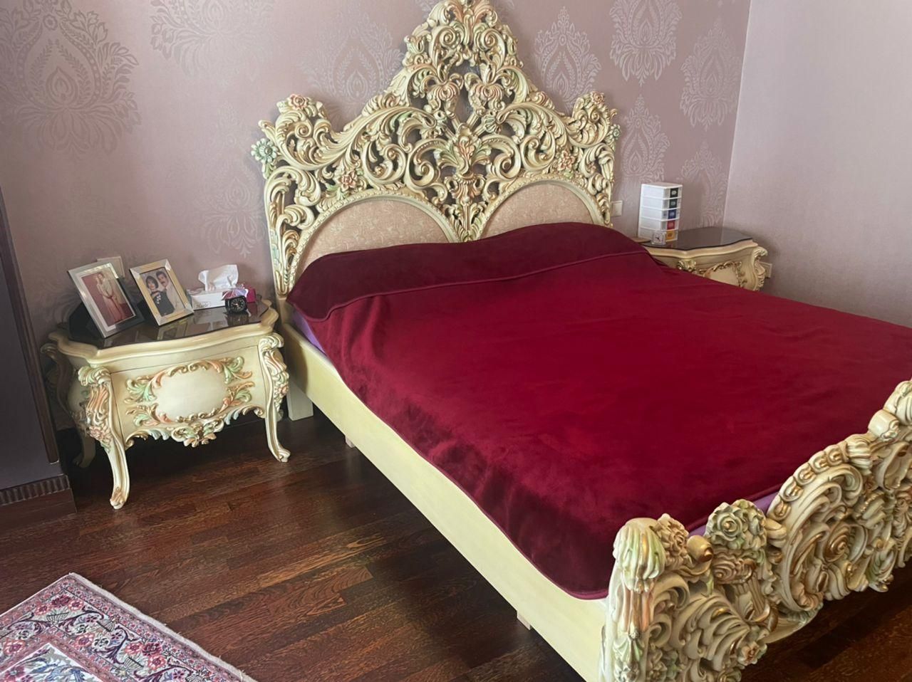 سرویس تخت خواب طرح سلطنتی|تخت و سرویس خواب|تهران, نیاوران|دیوار