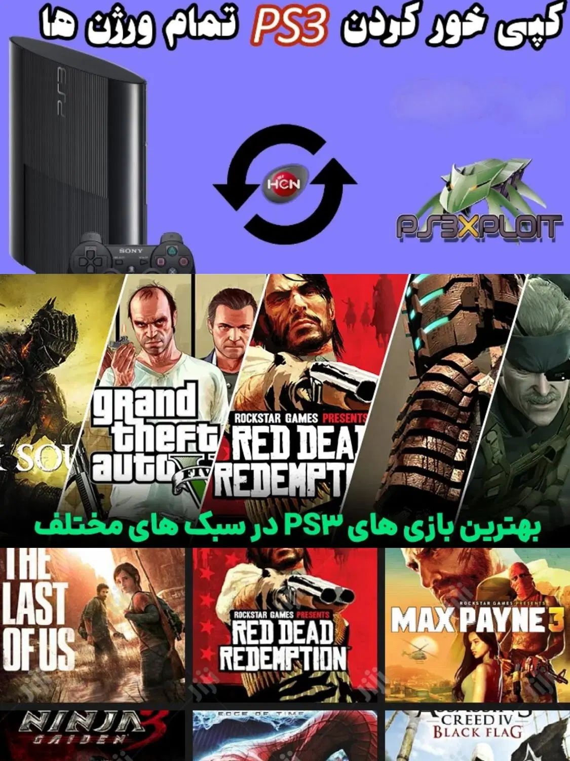 کپی خور کردن پلی استیشن 3/نصب بازیهای ps3|کنسول، بازی ویدئویی و آنلاین|نجف‌آباد, امیرآباد|دیوار