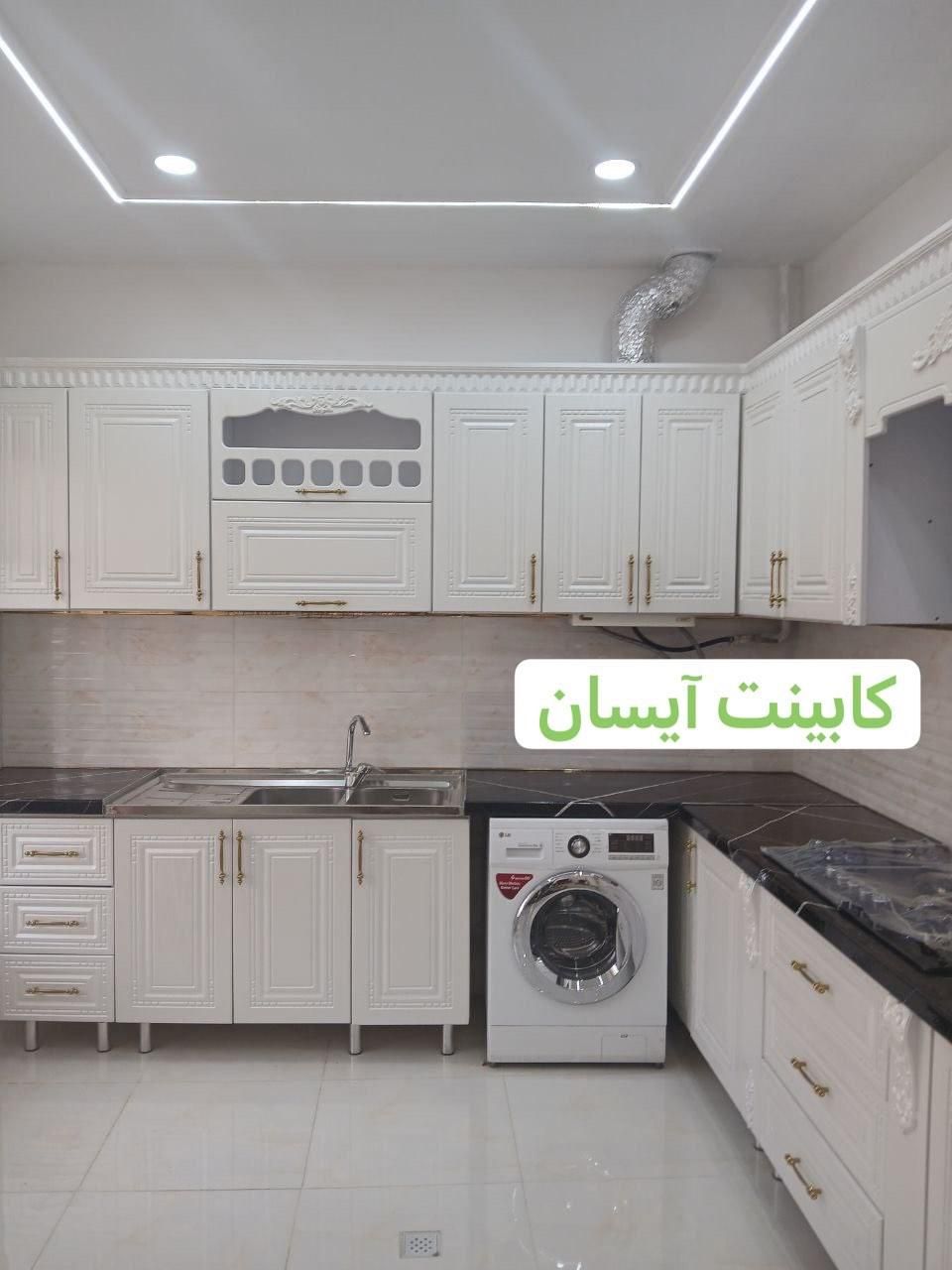 کابینت ممبران سفیدنقره اکسترا(آیسان رویال)|مصالح و تجهیزات ساختمان|زنجان, |دیوار