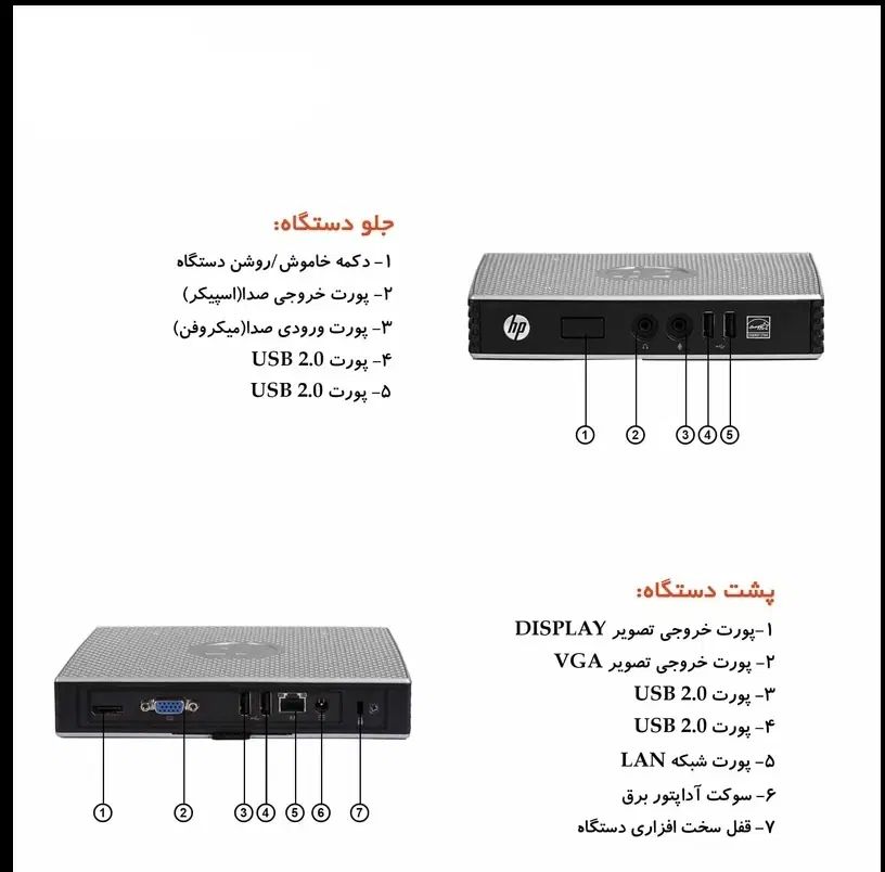 کامپیوتر کوچک اچ پی hp مدل T410|رایانه رومیزی|تهران, کیانشهر|دیوار