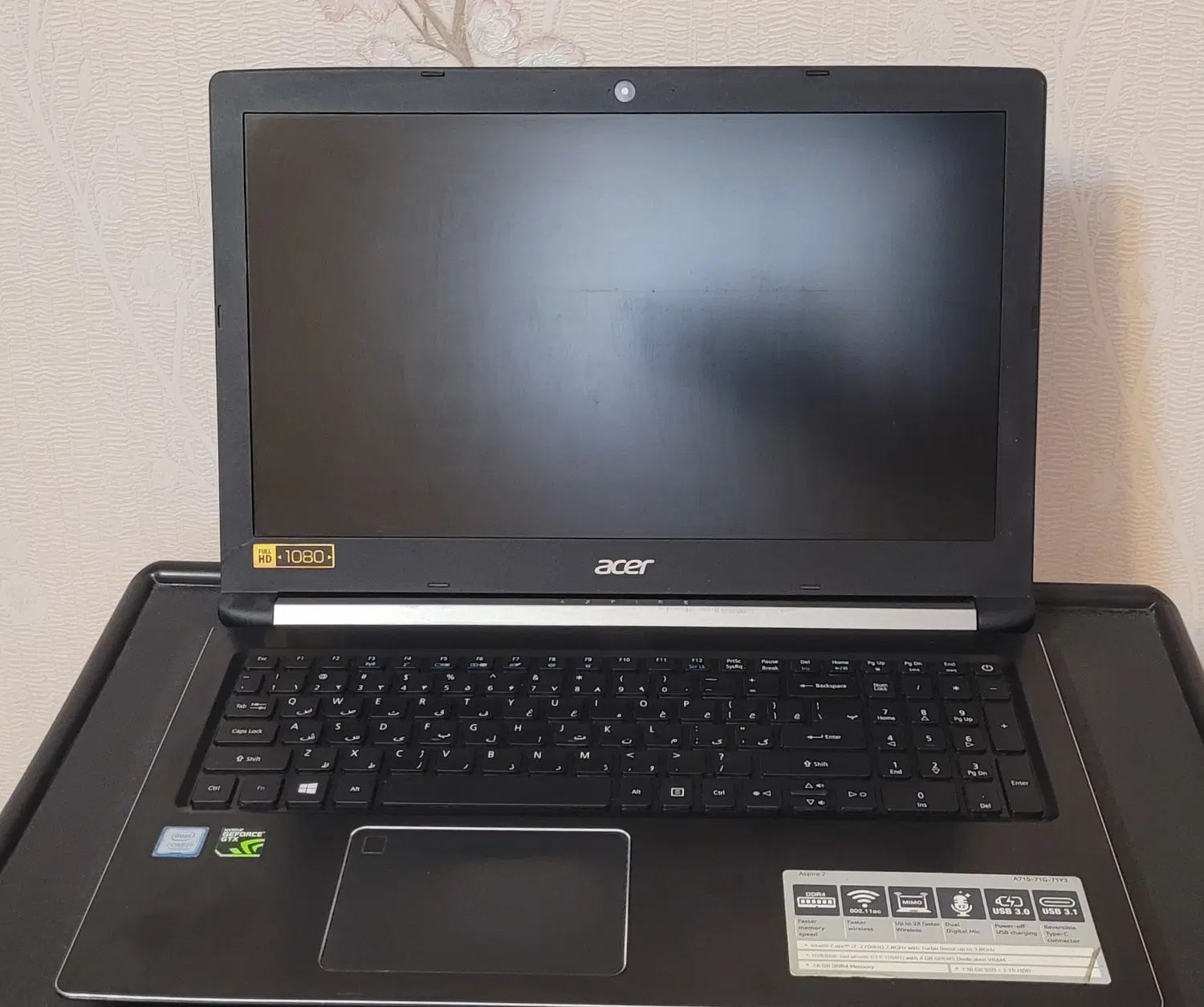 لپ تاپ ایسر، Acer A715|رایانه همراه|اصفهان, ملک‌شهر|دیوار