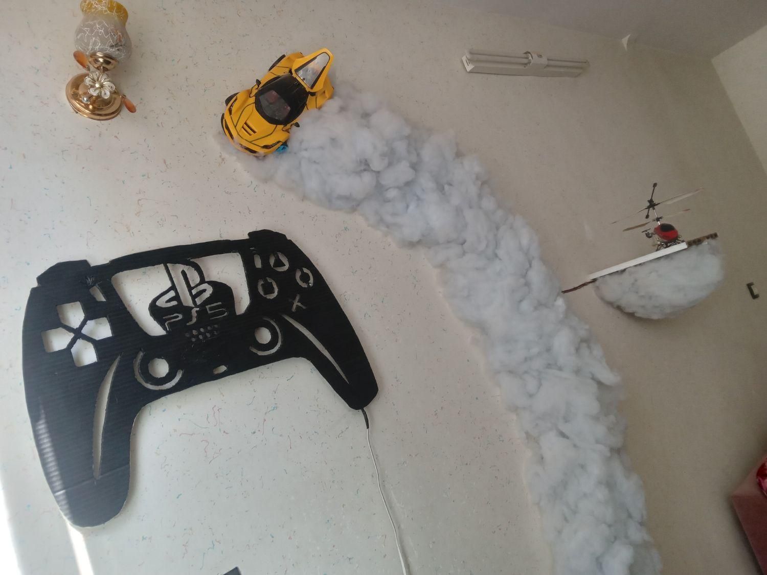 سقف ابری|ریسه و چراغ تزئینی|بیرجند, |دیوار