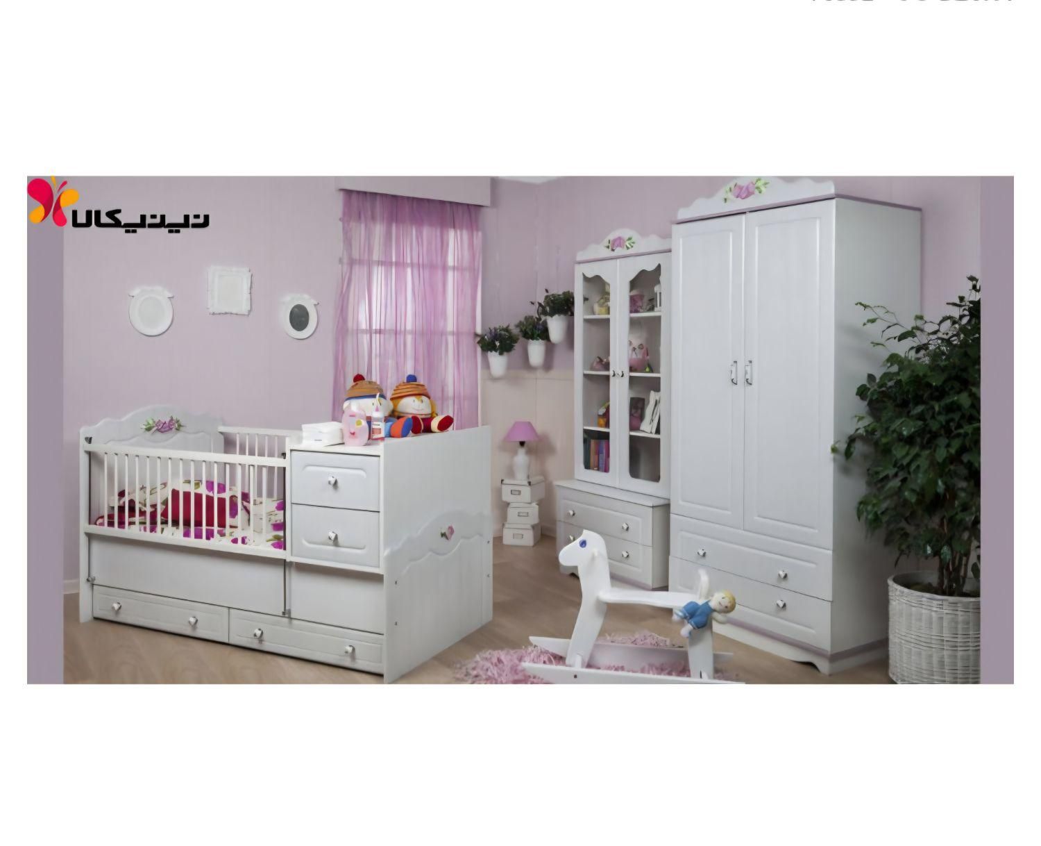 تخت‌و‌کمددومنظوره‌کودک‌و‌نوجوان‌‌برند‌آپادانا‌|تخت و سرویس خواب|آمل, |دیوار