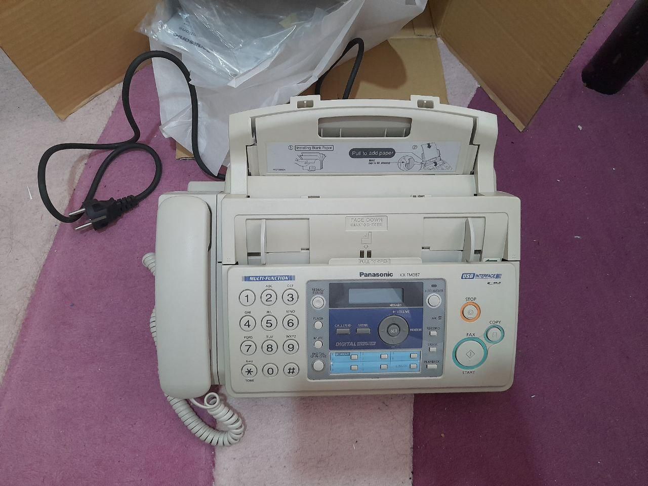 فکس پاناسونیک مدل KX-FM387CX|پرینتر، اسکنر، کپی، فکس|لاهیجان, شهرک جانبازان|دیوار