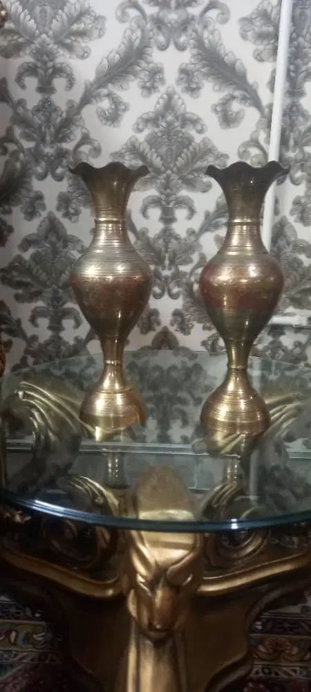 دو جفت گلدان برنز وارداتی سنگین مجسمه برنز|مجسمه، تندیس، ماکت|تهران, اکباتان|دیوار