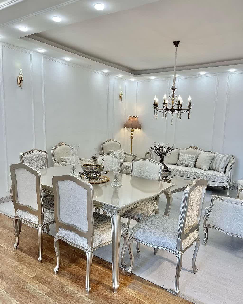 مبل فرانسوی سه گل|مبلمان خانگی و میز عسلی|مهاجران, |دیوار