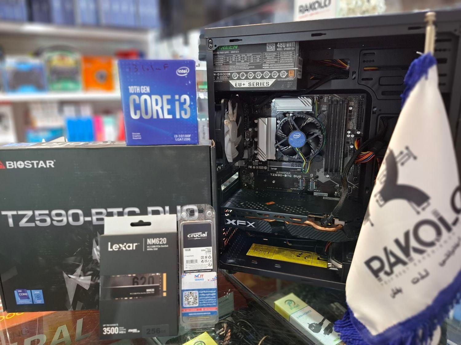 کیس گیمینگ نسل 10 با گرافیک RX 580|رایانه رومیزی|مشهد, هفده شهریور|دیوار