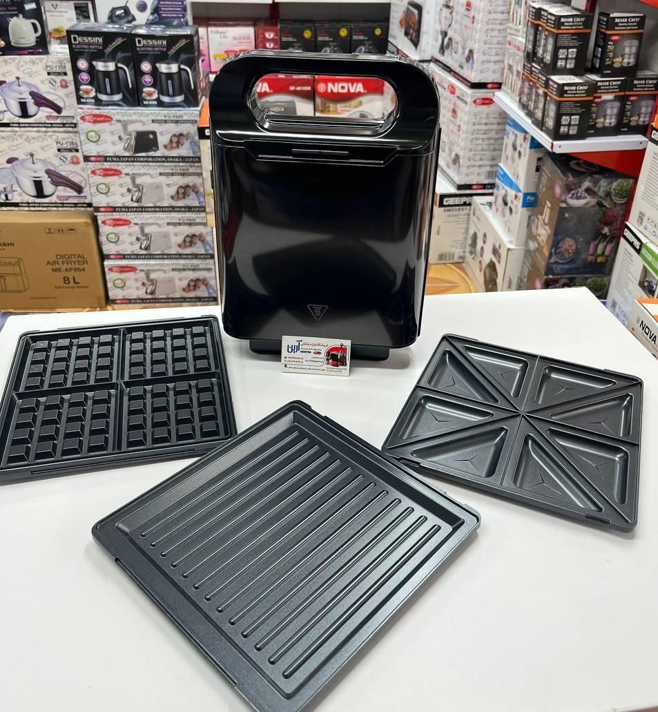 ساندویچساز سهکاره وگاتی مدل VE-245     اسنک ساز|اجاق گاز و لوازم برقی پختوپز|بوشهر, |دیوار