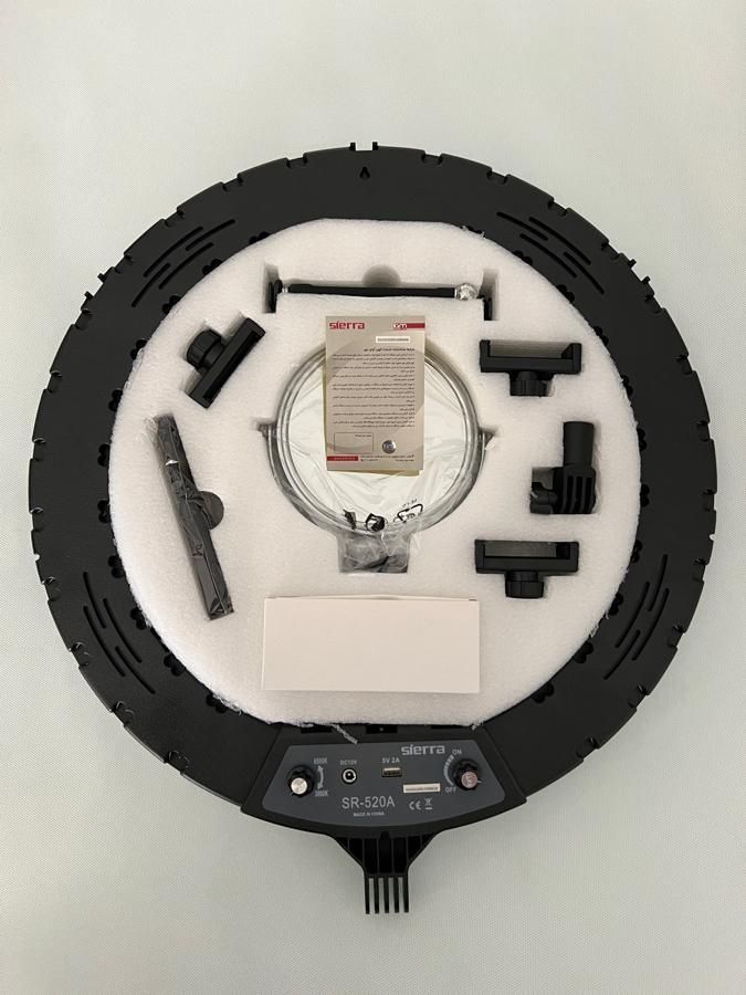 رینگ لایت سیرا قطر۵۲ بایکسال گارانتی|دوربین عکاسی و فیلم‌برداری|مشهد, امام خمینی|دیوار