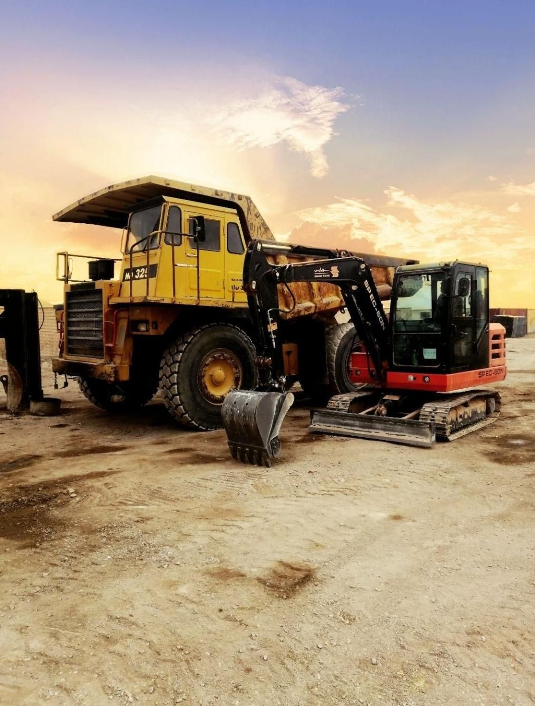 اجاره مینی بیل مکانیکی/ بیل زنجیری/ خاکبرداری|خدمات حمل و نقل|سامان, |دیوار