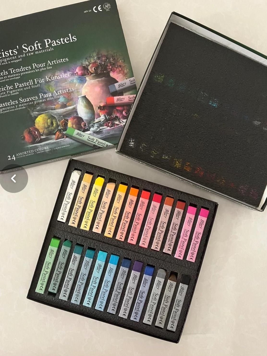 پاستل گچی 24 رنگ مونگیو مدل Gallery|لوازم التحریر|بوشهر, |دیوار