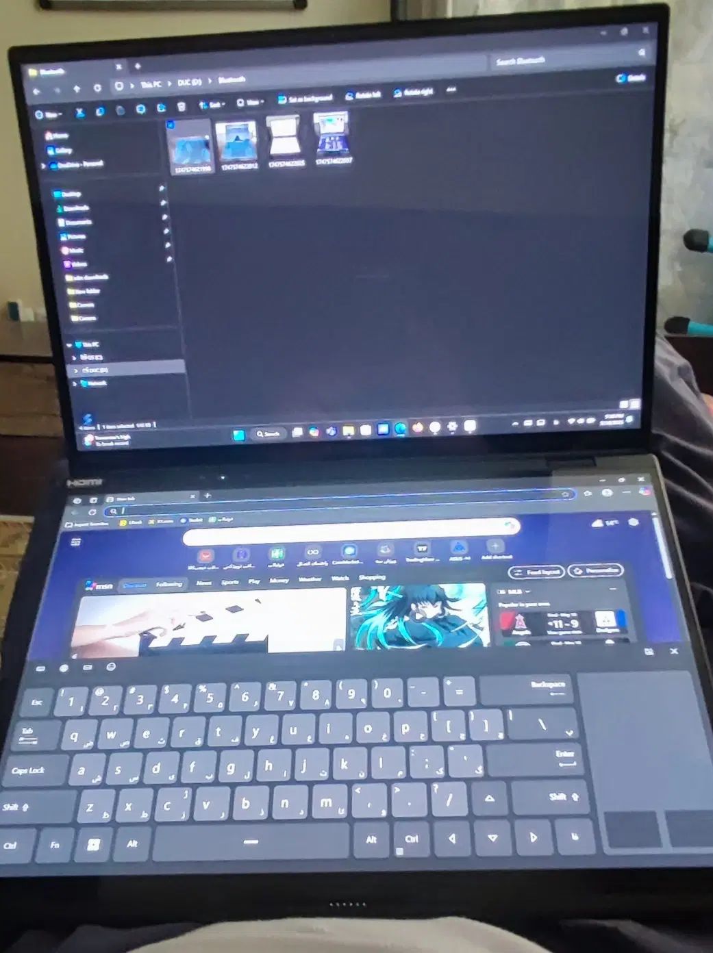 لپ تاپ ایسوس zenbook duo 2024|رایانه همراه|کرج, فاز ۴ مهرشهر|دیوار