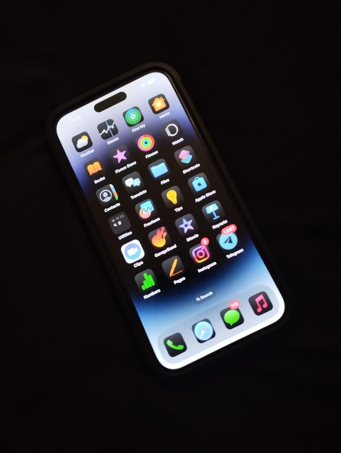 اپل iphone 14 Pro Max با حافظهٔ ۲۵۶ گیگابایت|موبایل|تهران, امانیه|دیوار