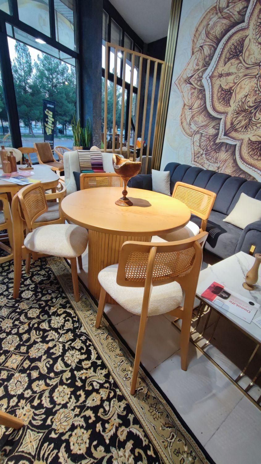 میز و صندلی حصیری ۴ نفره|میز و صندلی غذاخوری|کرمانشاه, |دیوار