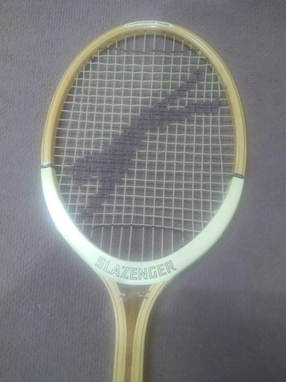 راکت تنیس Slazenger اصلی .کلکسیونی. درحدنو|ورزش‌های توپی|تهران, جابری|دیوار