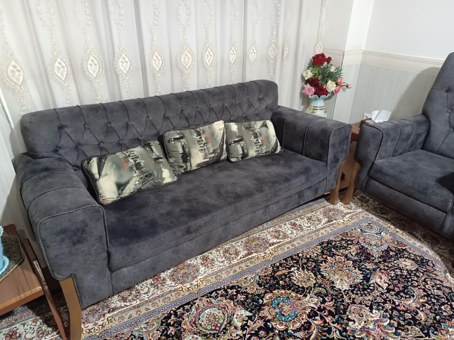 مبلمان ۸ نفره راحتی|مبلمان خانگی و میز عسلی|خرمدره, |دیوار