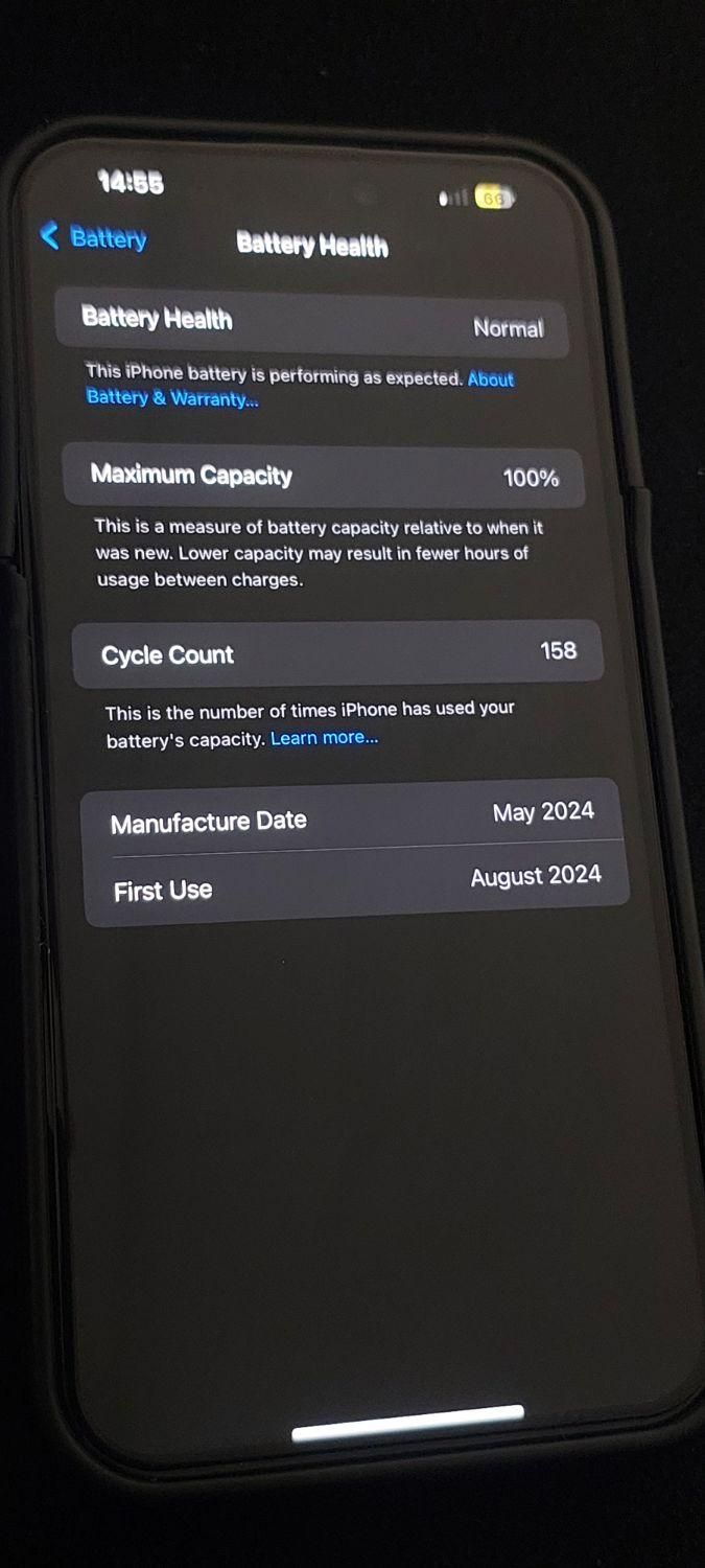اپل iPhone 15 Pro Max با حافظهٔ ۲۵۶ گیگابایت|موبایل|آبادان, |دیوار