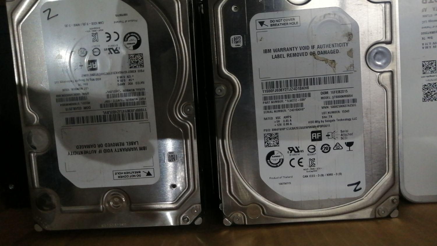 تعدادی هارد سروری ۶ ترا سلامت 100%|قطعات و لوازم جانبی رایانه|تهران, اقدسیه|دیوار