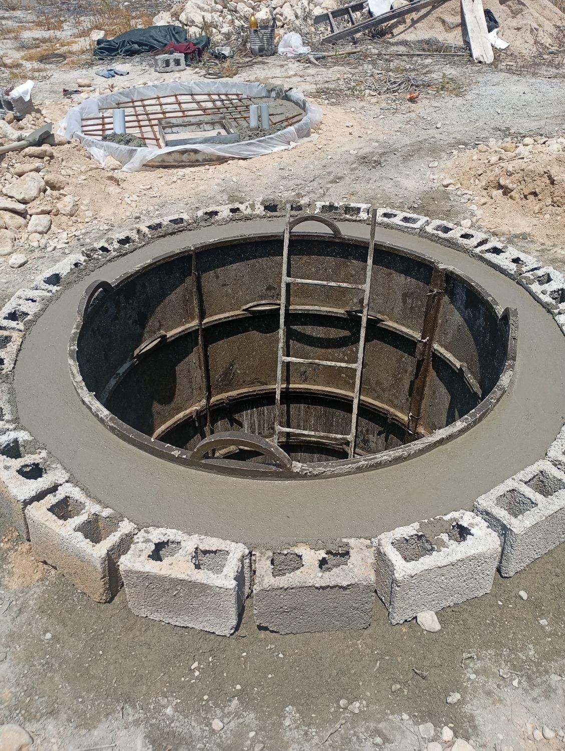 ساخت آب انبار دایره ای با قالب های یک تکه|خدمات پیشه و مهارت|برازجان, |دیوار